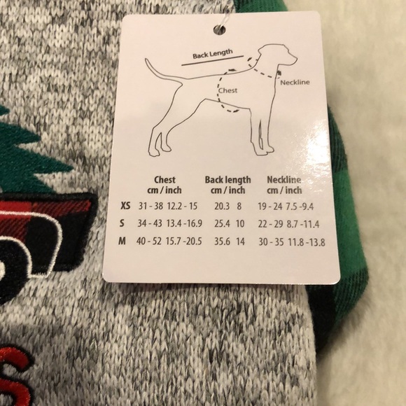 Pet Dog/cat Holiday Plaid Jacket with Truck - Picture 5 of 6